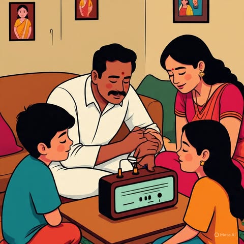 Listening to Classic Tamil Songs with Grandparents