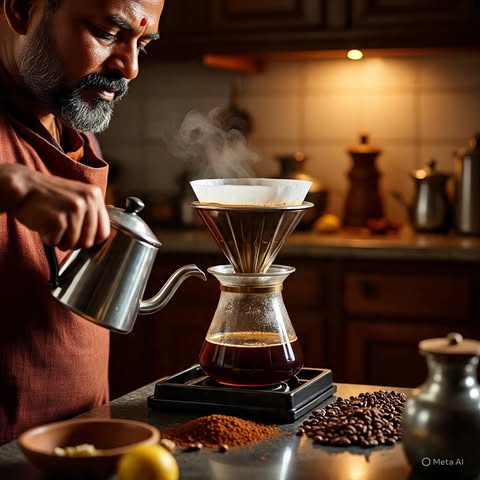 The Home Filter Coffee Ritual — Filter Kaapi and Family Time
