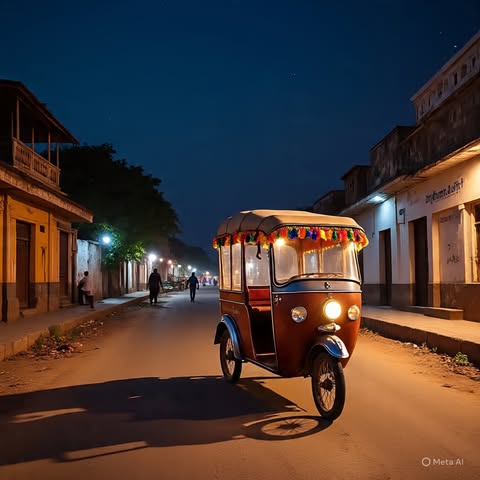 Night Auto Rides in Small Towns — Conversations on the Move